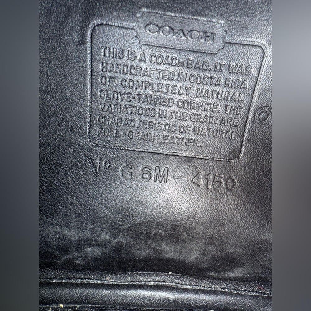 Vintage Coach Fletcher Saddle Bag - Picture 16 of 17